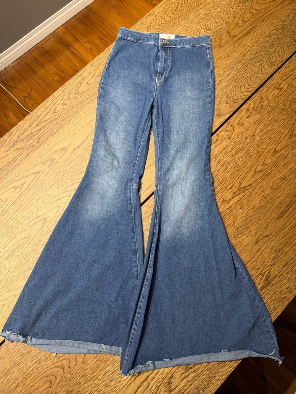 We the free super flare bell bottom jeans 28